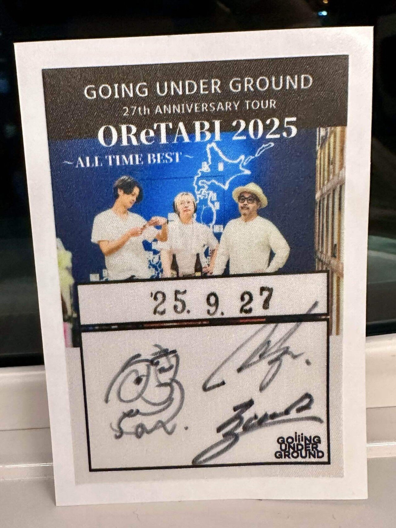 GOING UNDER GROUND「27th ANNIVERSARY TOUR OReTABI 2025〜ALL