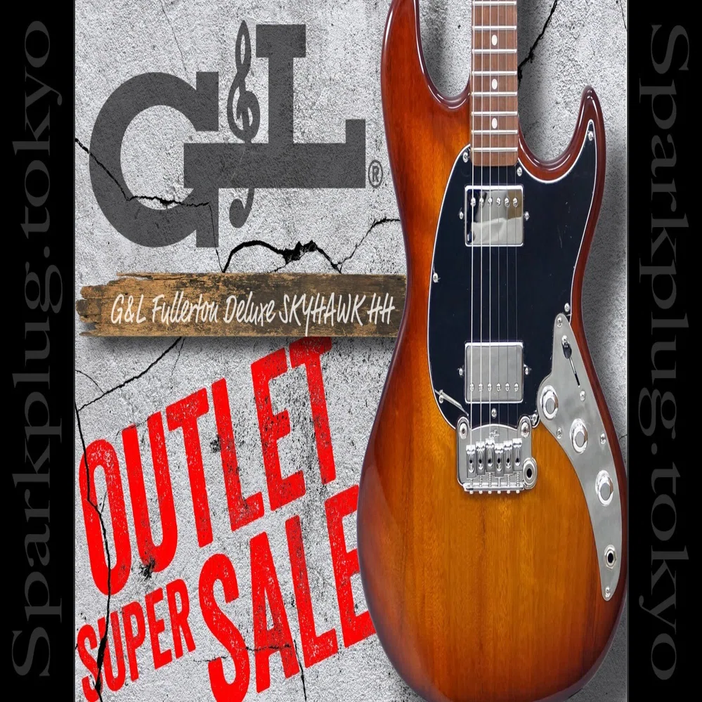 G&L祭り！激渋なUSAメイドの「Fullerton Deluxe SKYHAWK HH」が超特価