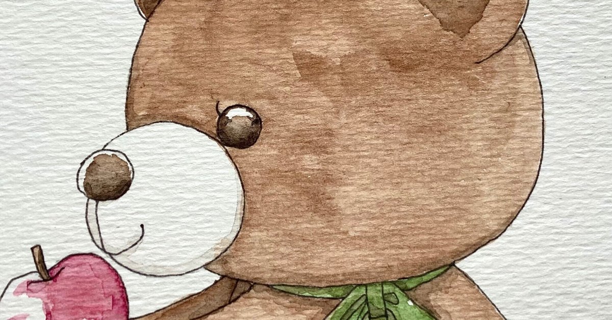 クマさん(油絵) 油絵 原画「クマの増え方」SMサイズ ヒヤシンス 熊 | iichi