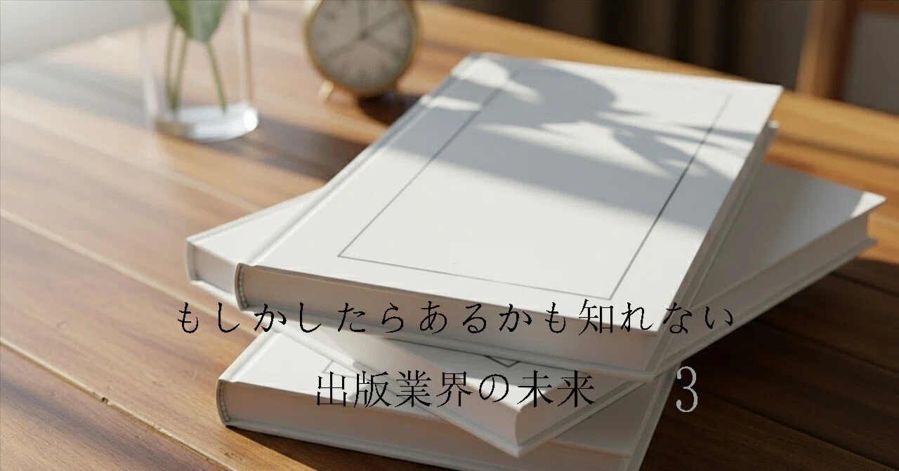 紙の本って無くなるの？（中編）｜もしかしたらあるかも知れない出版