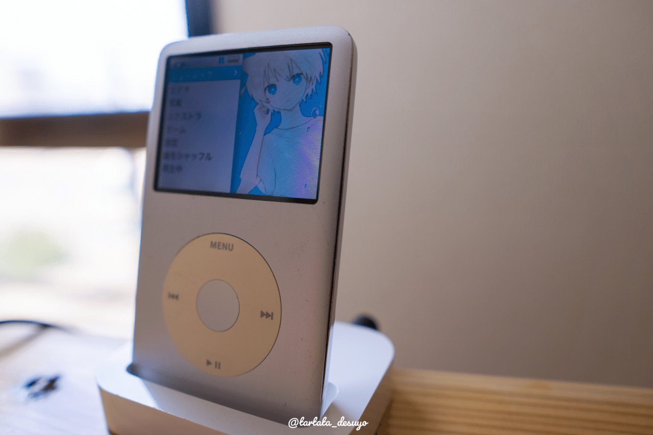 iPod Classic Photo 128GB（SDカード換装）＋JAYS有線 iPod Classic Photo 128GB（SDカード換装）＋JAYS有線 - メルカリ
