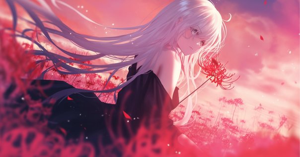 絵画　赤蕎麦の花 202110262-scaled.jpg