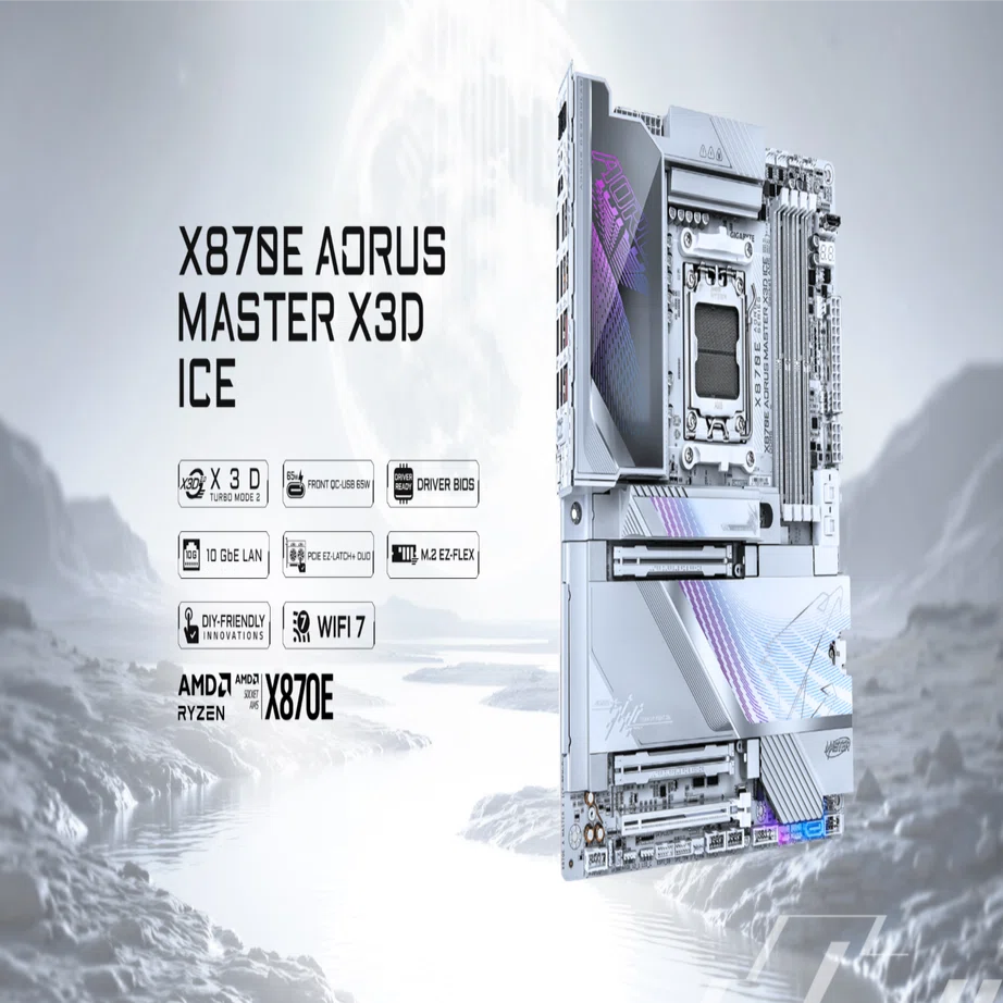 新製品】X3Dターボモードが進化した最上位の白基盤マザーボード「X870E
