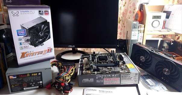 ジャンク&新品の自作PC(付属品あり) ジャンク品だけでPCを作ろうと思ったら予想外のところで詰まった
