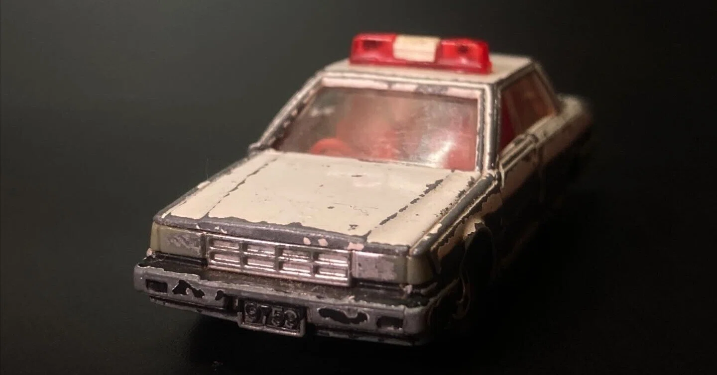 昭和トミカの記憶】No.58 ニッサン セドリック 4ドアHT パトカー