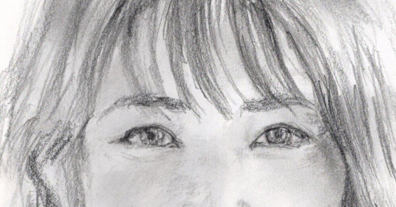 3年くらい前に描いた女の顔の鉛筆デッサン 3年くらい前に描いた女の顔の鉛筆デッサン