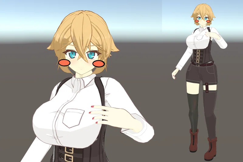 Vrchatアバター ヒナゴ 色改変ガイド 渡篠那間江 Note