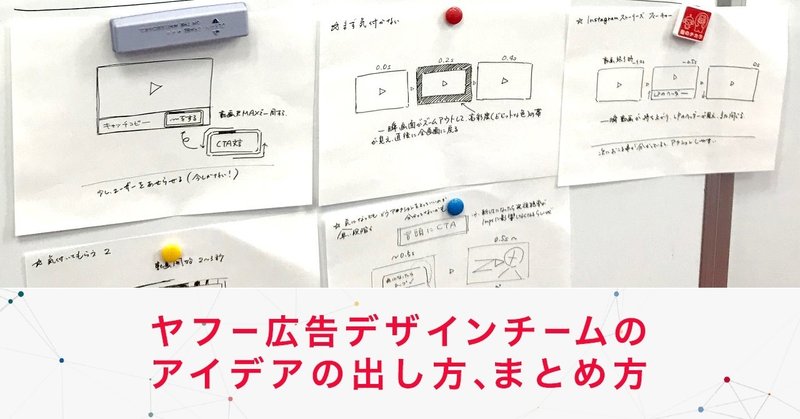 ヤフー広告デザインチームのアイデアの出し方 まとめ方 yahoo japan アドクリエイティブメモ 公式 note