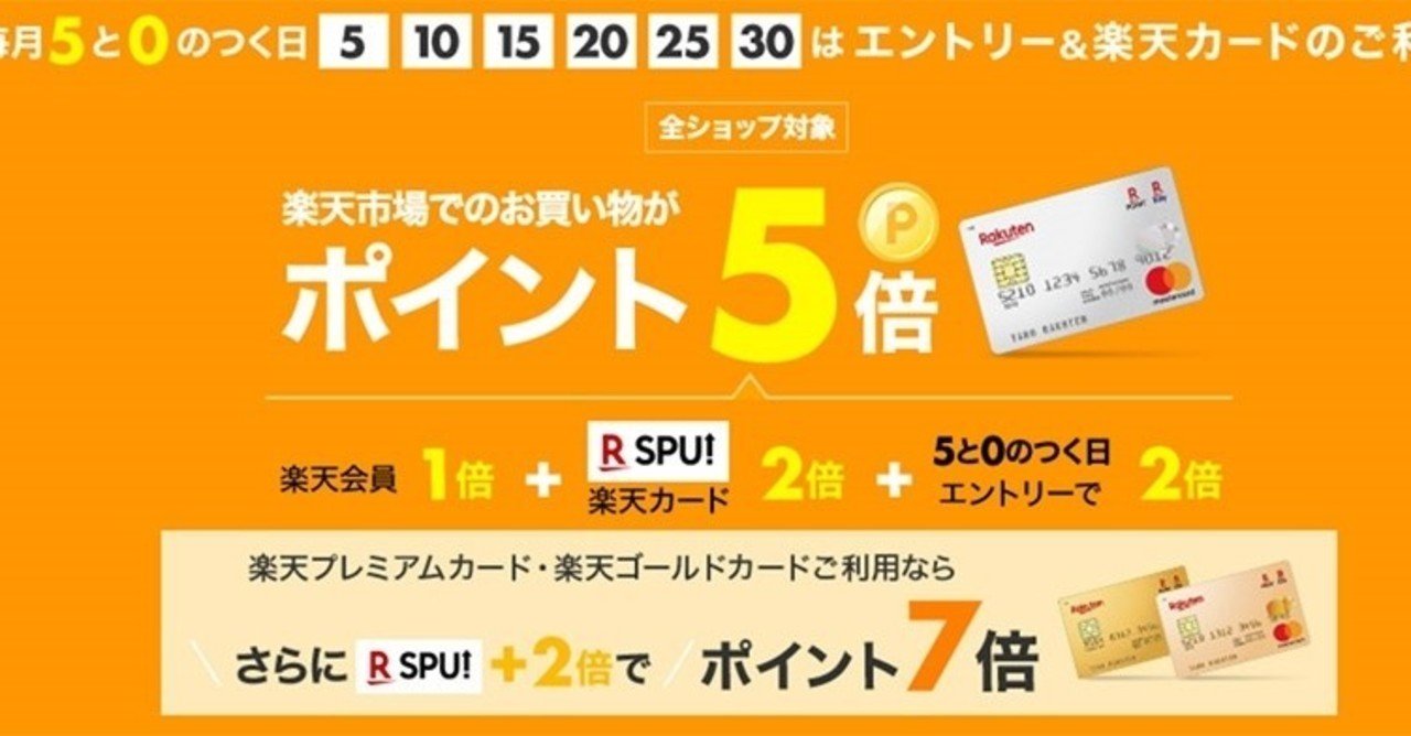 楽天市場では 0 と 5 のつく日は楽天カードの利用でポイント5倍に 母の日商戦も来月からスタート 売れるネットショップの教科書 Note