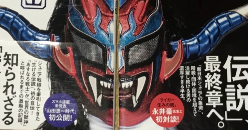 獣神サンダー ライガー自伝 上 下 を読みました tvヤース note