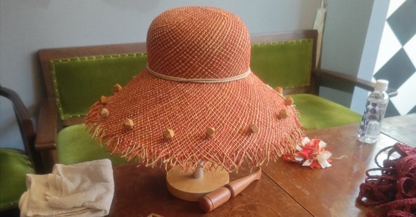 レイラのママ★ハンドメイドパーツ★かぎ針編み♪ミニ麦わら帽子 レイラのママ様専用☆ハンドメイドパーツ☆かぎ針編み♪ミニ