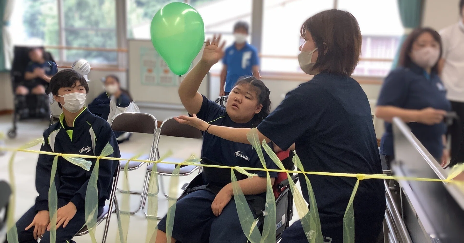 第2回中学部集会 風船バレーをしよう🎈｜福島県立大笹生支援学校
