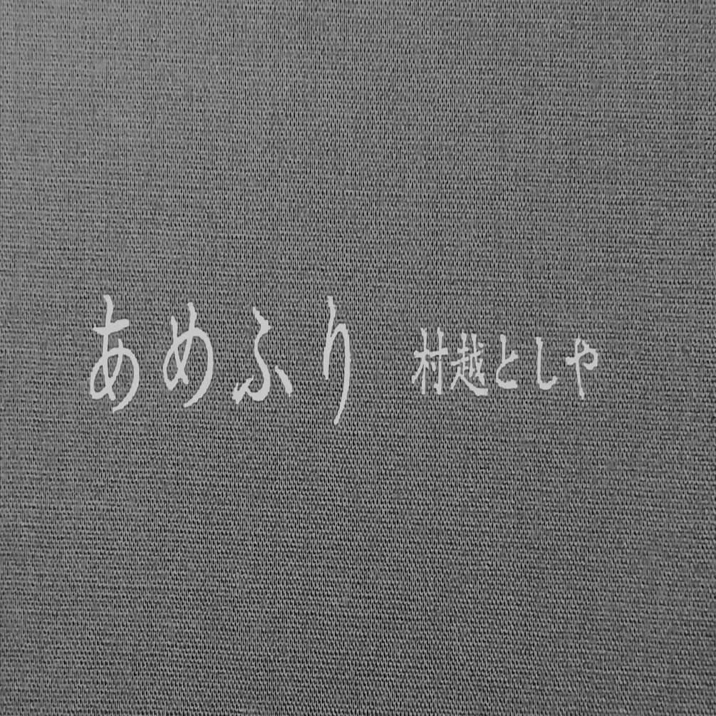 最初の写真集｢あめふり｣｜村越としや