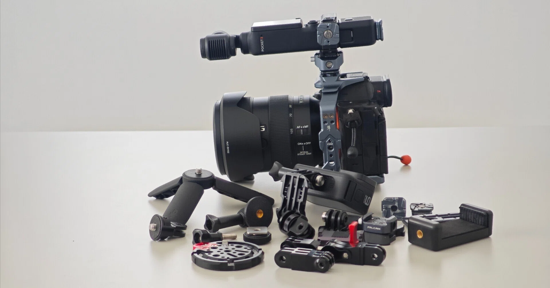 lystar コンパクト 51-in-1アクションカメラアクセサリセット 各モデル 