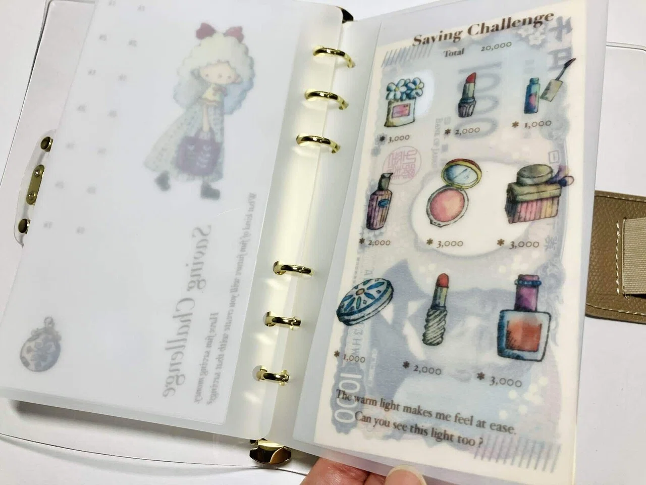 バインダー貯金リフィル作りました｜かとやえり