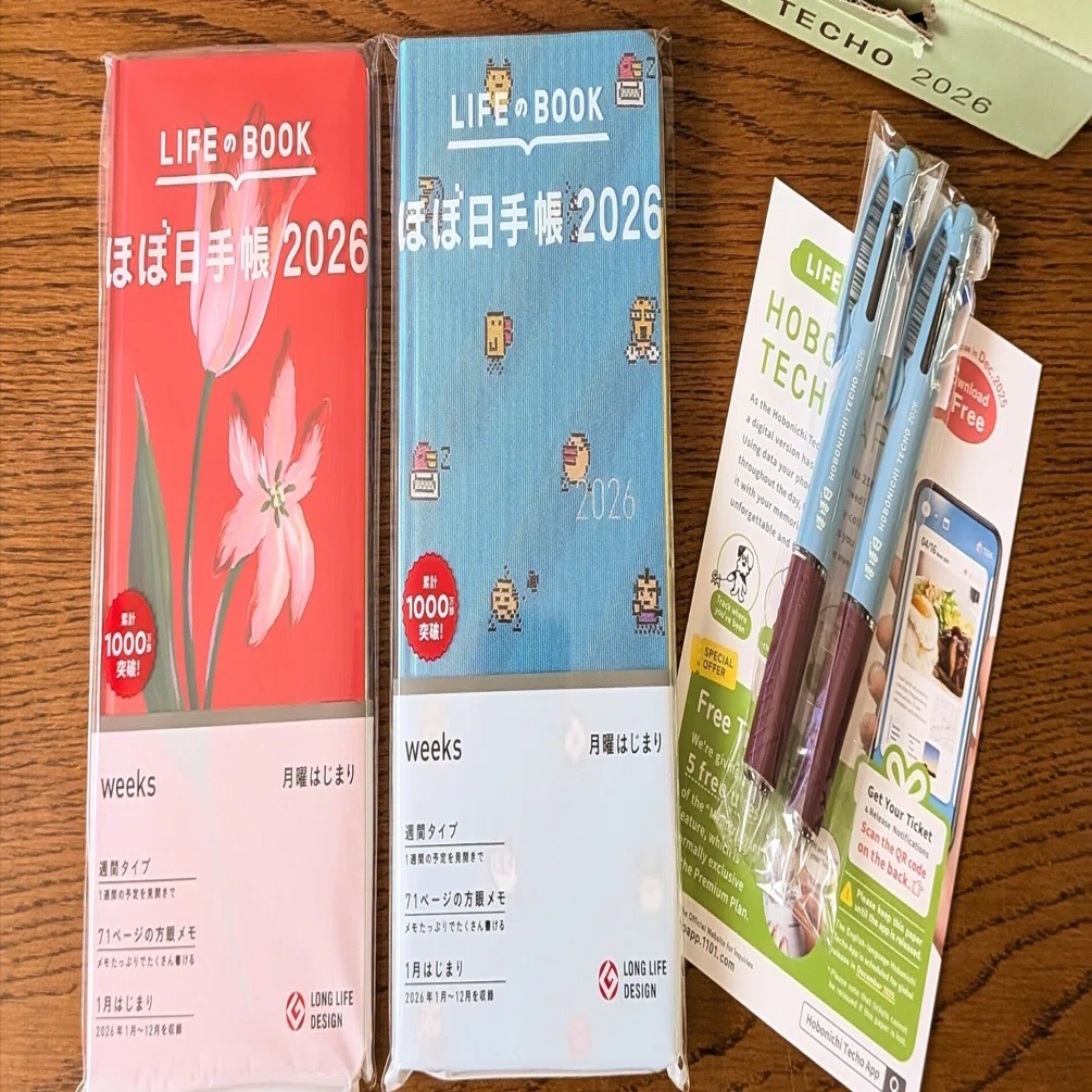 やっと到着！】ほぼ日手帳weeks 2026｜sacco∣さっこ∣手帳