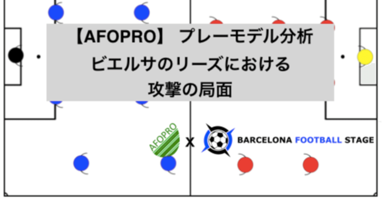 Afopro プレーモデル分析 ビエルサのリーズにおける攻撃の局面 Barcelona Football Stage Note