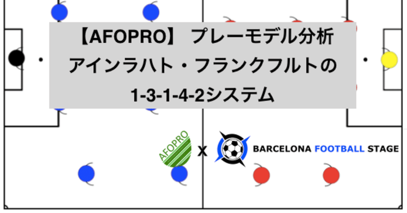 【AFOPRO】 プレーモデル分析 
アインラハト・フランクフルトの
1-3-1-4-2システム