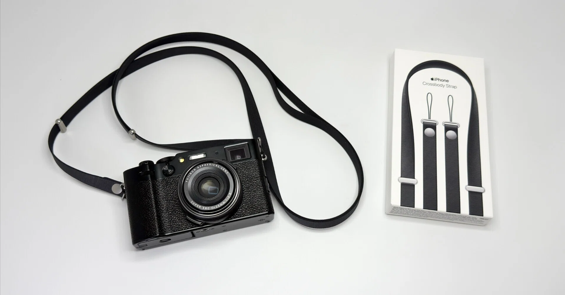 X100VIのストラップにApple純正クロスボディストラップが合うという話