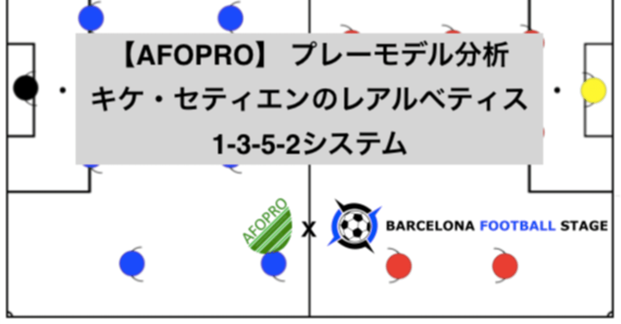 Afopro プレーモデル分析 キケ セティエンのレアルベティス1 3 5 2システム Barcelona Football Stage Note Afopro プレーモデル分析 キケ セティエンのレアルベティス1 3 5 2システム Barcelona Football Stage Note