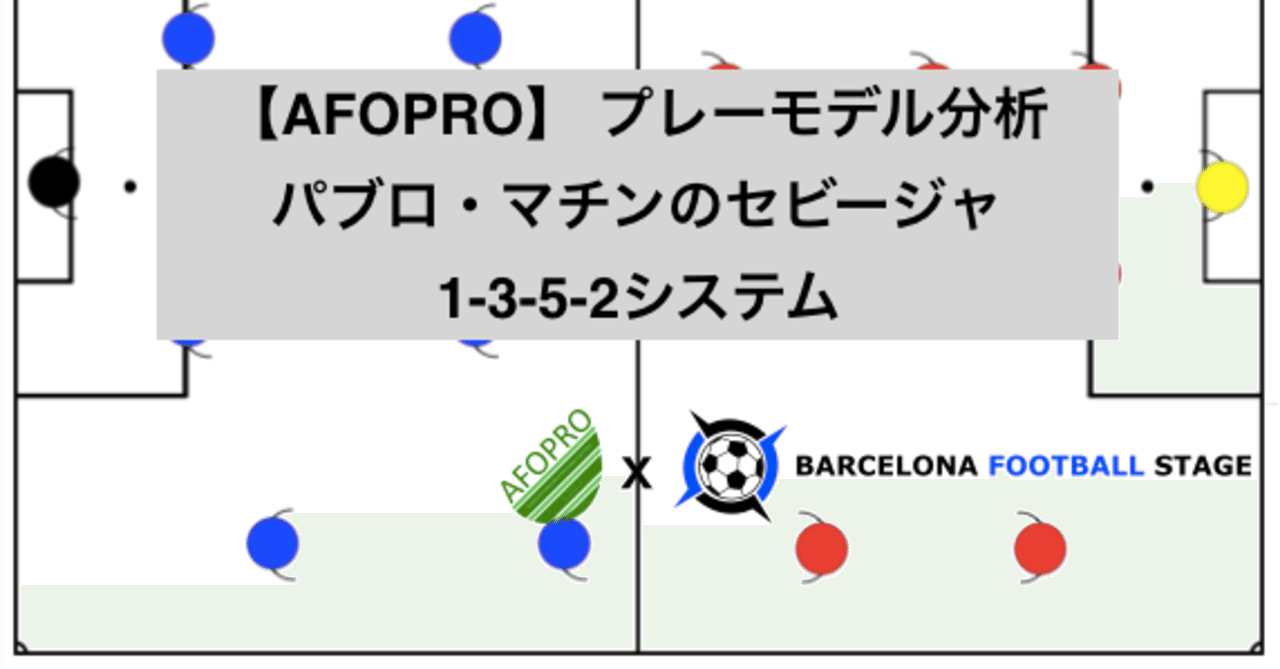 Afopro プレーモデル分析 パブロ マチンのセビージャ 1 3 5 2システム Barcelona Football Stage Note