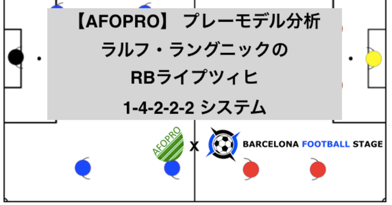【AFOPRO】 プレーモデル分析
ラルフ・ラングニックのRBライプツィヒ
1-4-2-2-2 システム