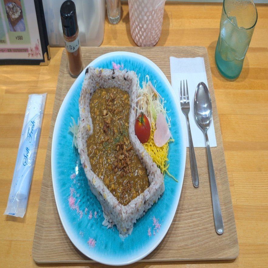 桜～Cafe & Bar～で「狭山池ダムカレー」を食べて狭山池博物館で「狭山