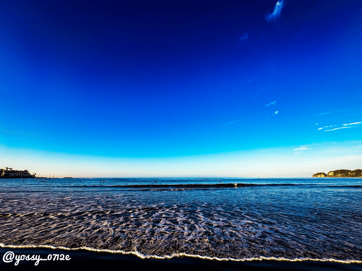 海の風景 風景のことば》Vol.122｜蒼穹のひととき｜yossy_0712e