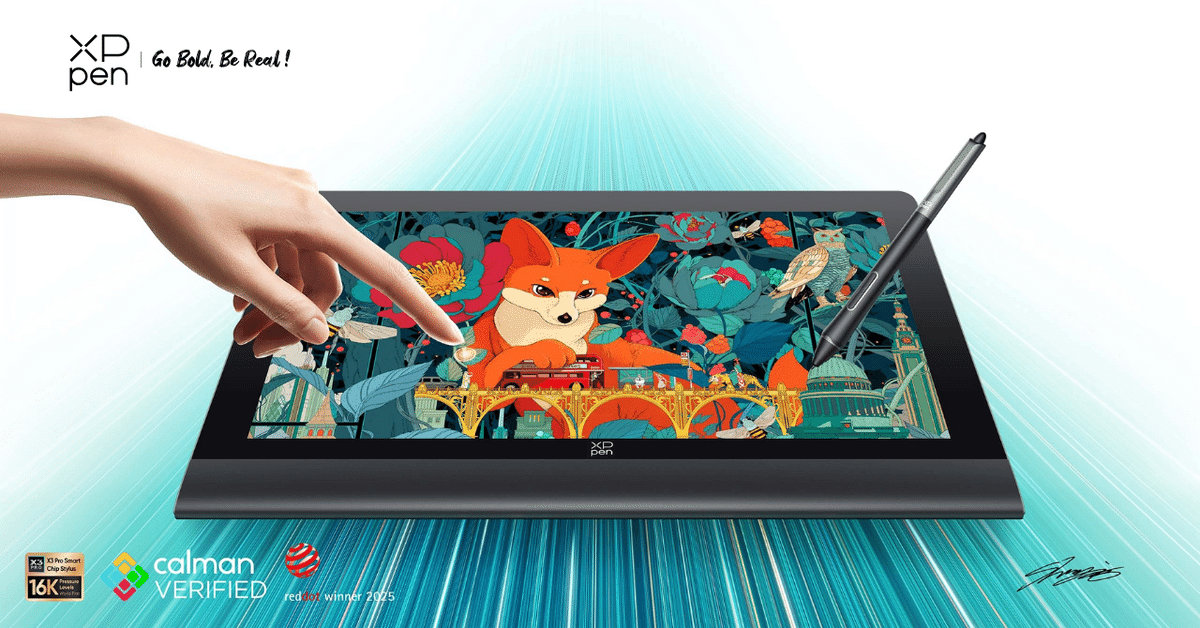 XPPen Artist Ultra 16 4K OLED 液晶タブレット Artist Ultra 16: 15.6-inch 4K OLED touch-screen drawing