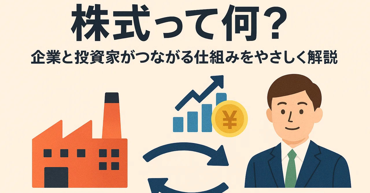 株式って何?企業と投資家がつながる仕組みをやさしく解説|ひつじろ