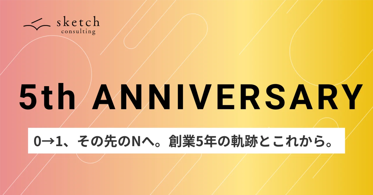 創業からの5年間を一気に振り返り。そして10期に向けて／㈱スケッチ坂根より｜（公式）株式会社スケッチ