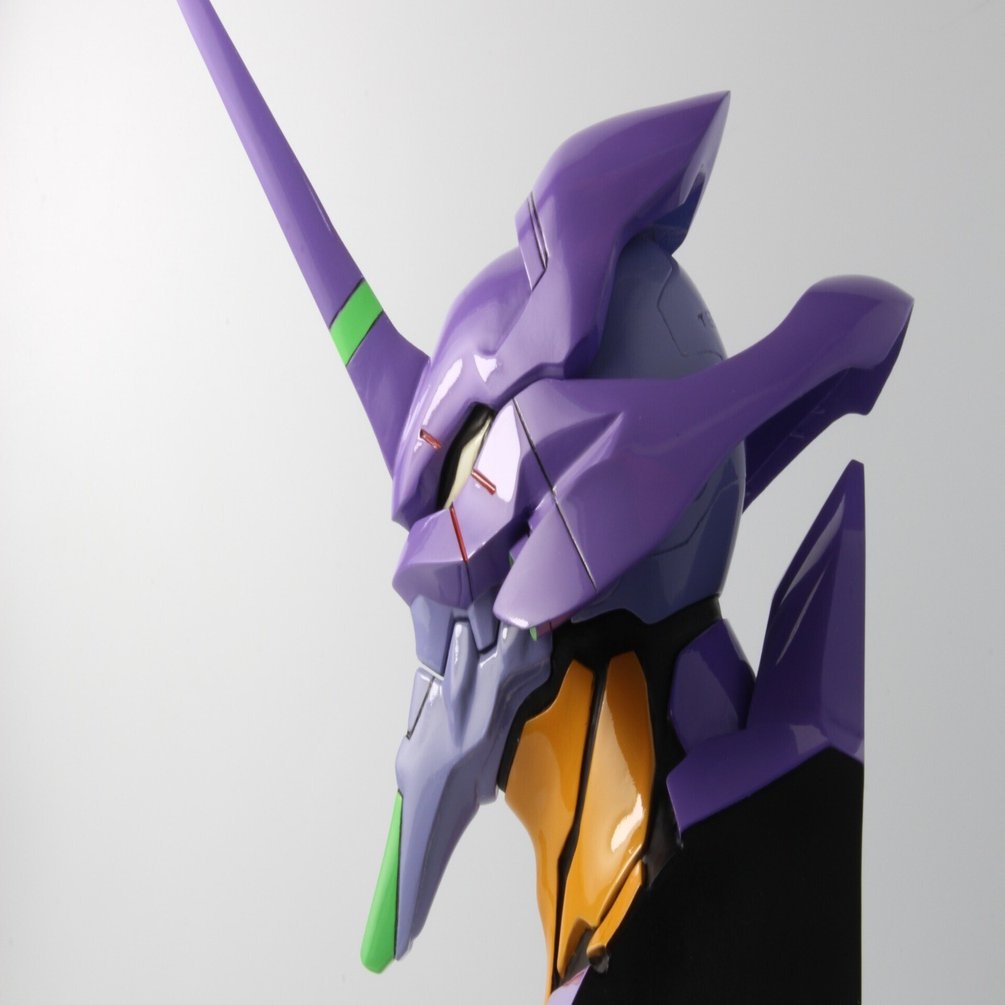 公式作画参考用模型エヴァンゲリオン初号機頭部モデル（アーティストフィニッシュ） 公式作画参考用模型 エヴァンゲリオン初号機 頭部モデル｜アシム