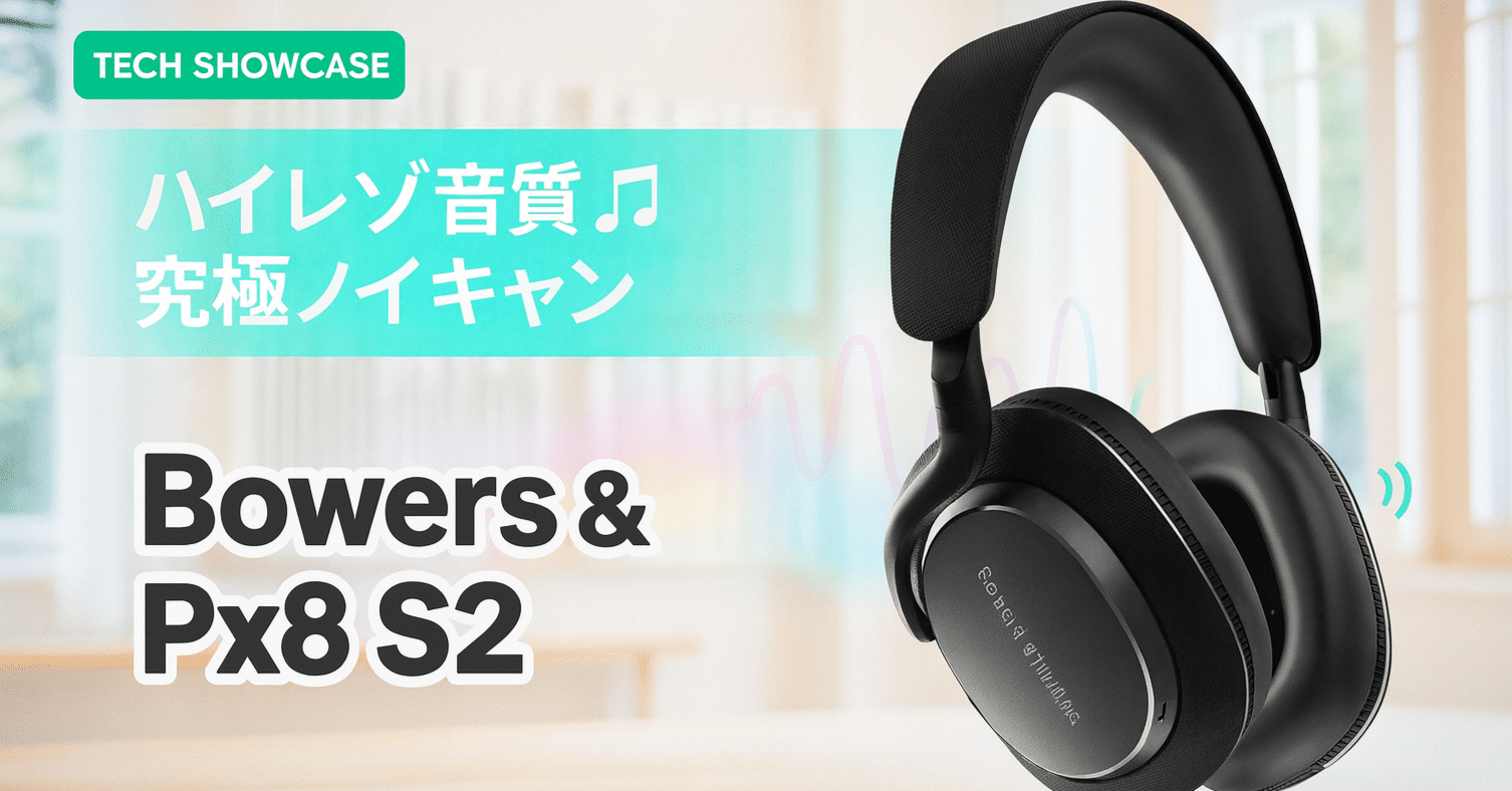 新着ギア〉 Bowers & Wilkins Px8 S2 — ハイレゾ対応のノイズキャンセ