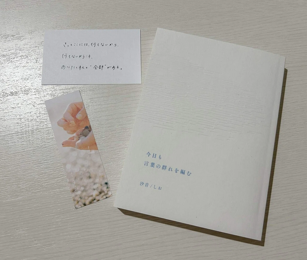 【直筆サインあり】今日も言葉の群れを編む　汐音　まとめ売り 本 【直筆サインあり】今日も言葉の群れを編む 汐音 まとめ売り