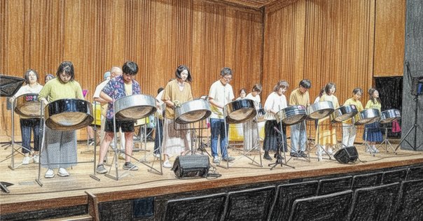 スティールパンの音色と共に｜オレンジベリー