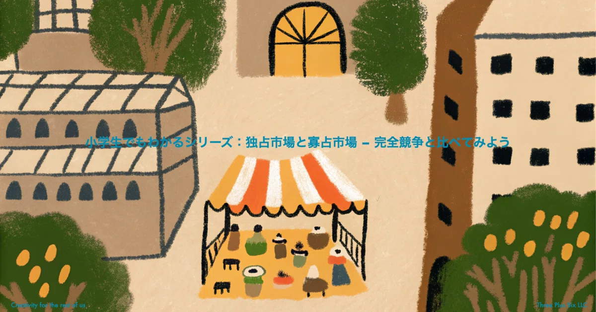 小学生でもわかるシリーズ:独占市場と寡占市場 – 完全競争と比べてみよう| 森浩昭|未来を創るマーケティングストラテジスト|Three ...
