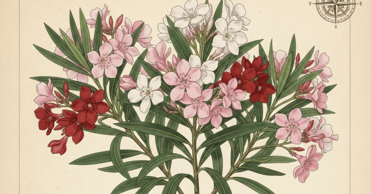 青酸カリより強い毒性「キョウチクトウ」｜fitenao