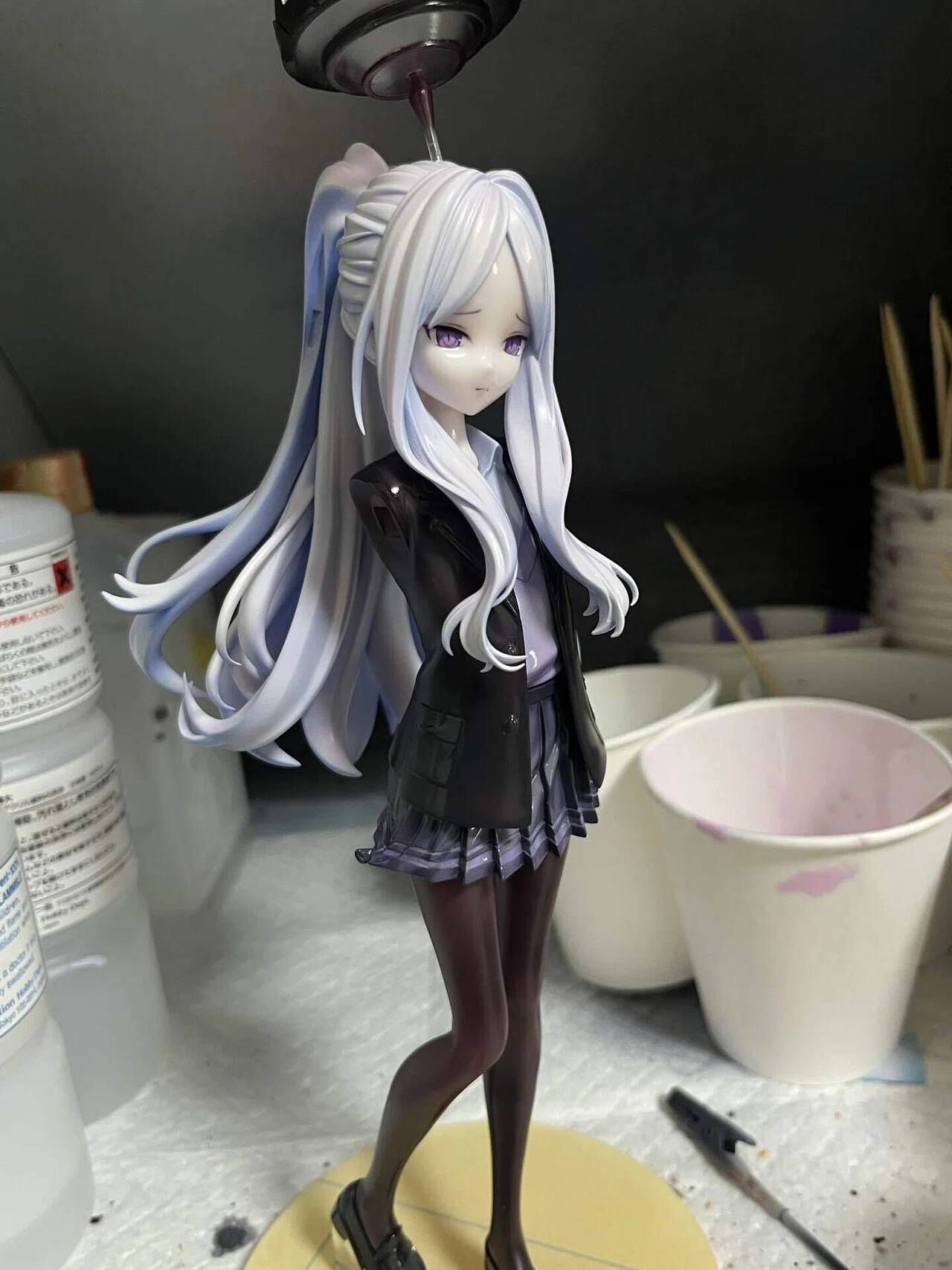 ガレージキット ブルーアーカイブ空崎ヒナ（制服）制作｜お茶漬け