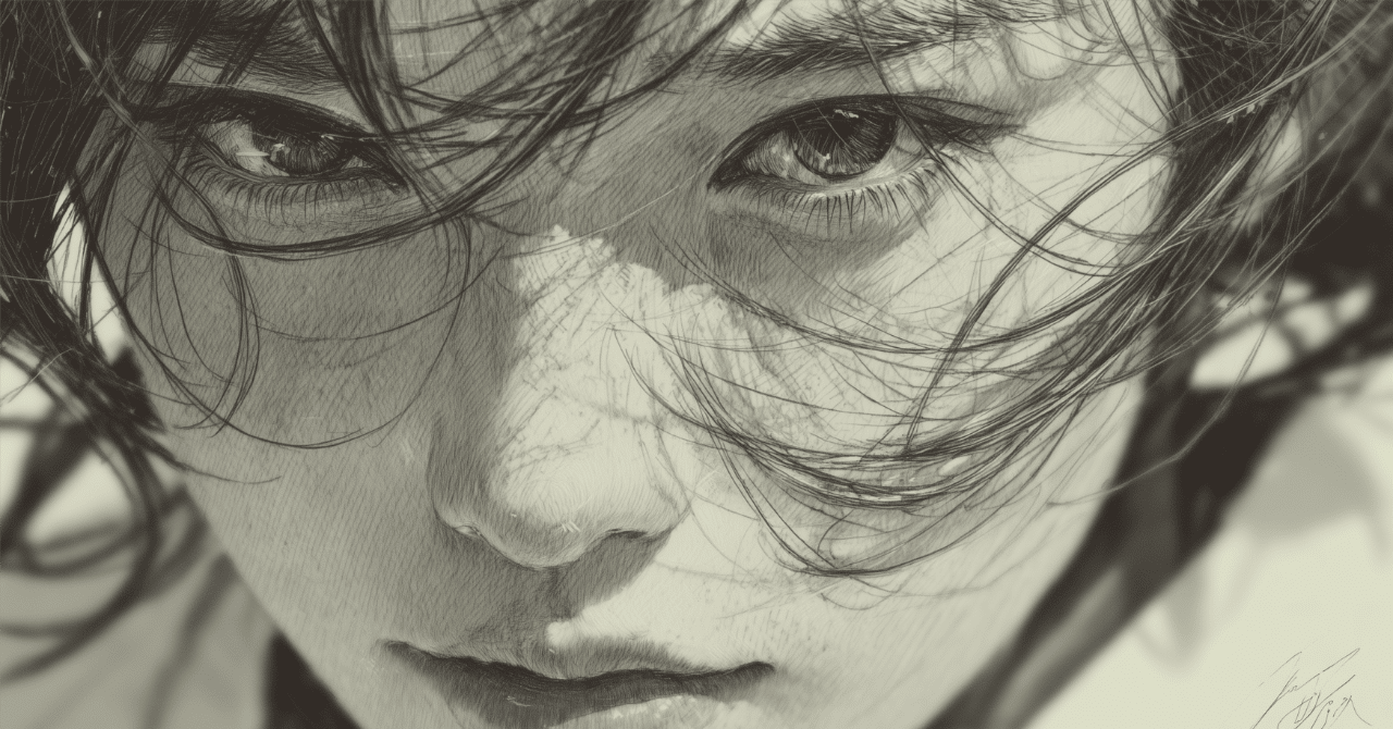 Midjourney 鉛筆スケッチ風イラスト #AIイラスト集 #AI画像生成