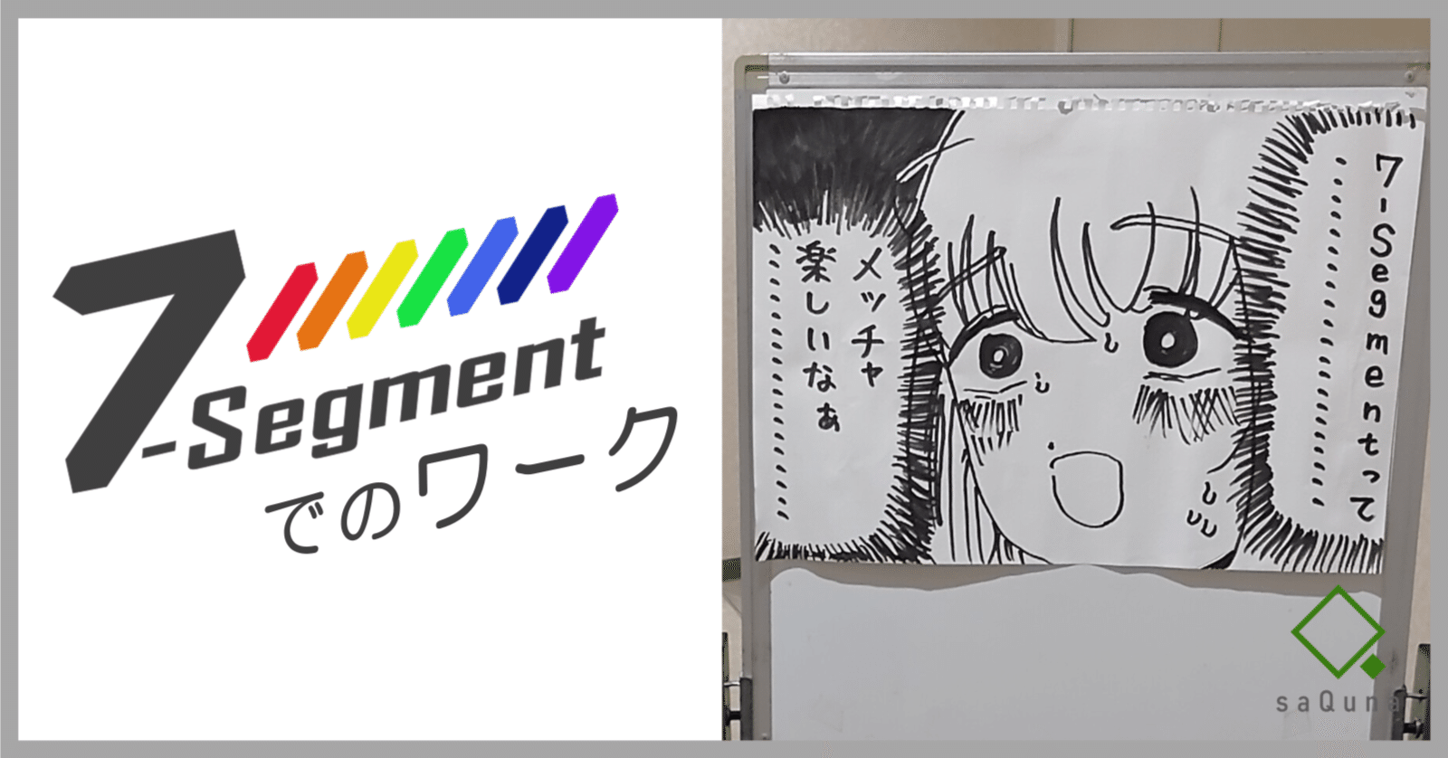 クイズ大会「7-Segment」での自分のワーク｜さくな
