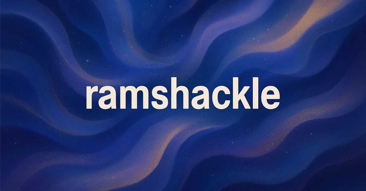 ramshackle の意味｜語源・発音・共起語まとめ｜英語垢