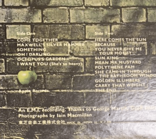 残念なアビーロード各国盤｜J. H. Devoto