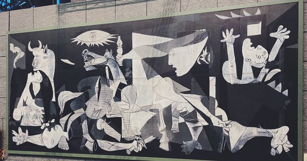 スペイン発 82×49mmのピカソの大作切手｜オーパス34