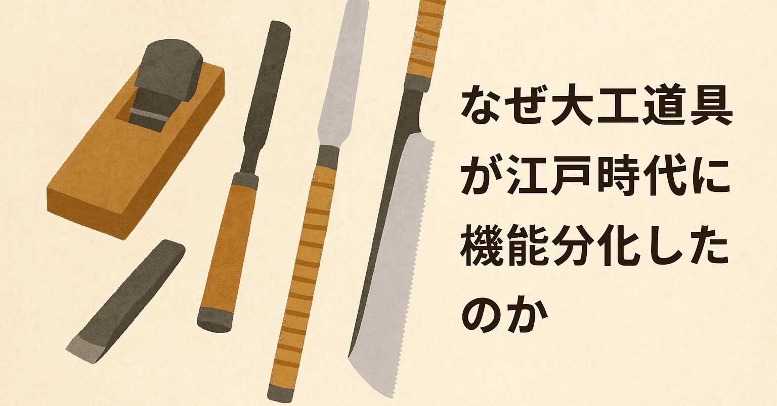 なぜ大工道具は江戸時代に機能分化したのか｜藤田建具店 door-fujita