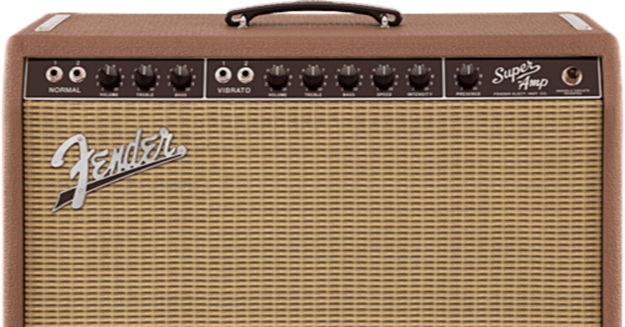 フェンダーからブラウンフェイス期のアンプ「62 Super Amp」が