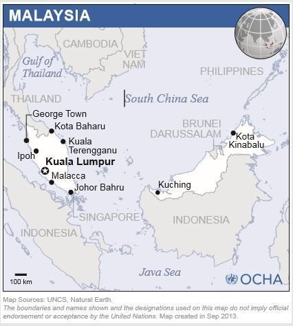 キャプチャ Map Malaysia