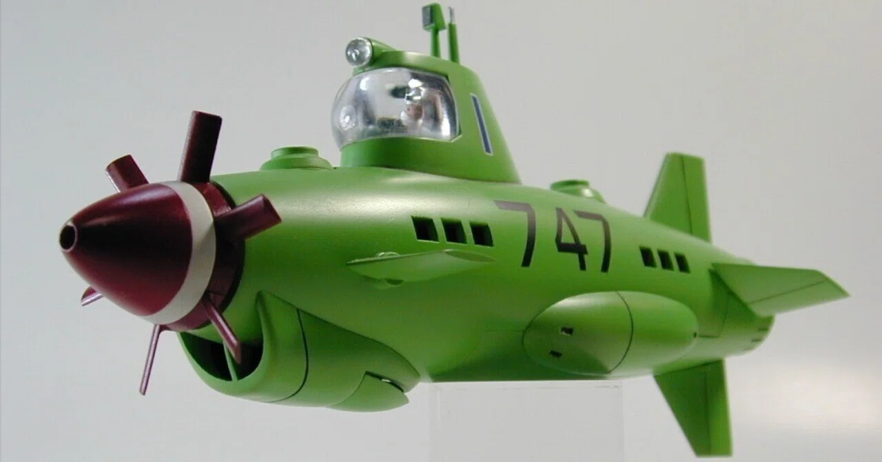 千草巽氏のサブマリン747ジュニア(ゼンマイ仕様)｜からくりプラモ中心note
