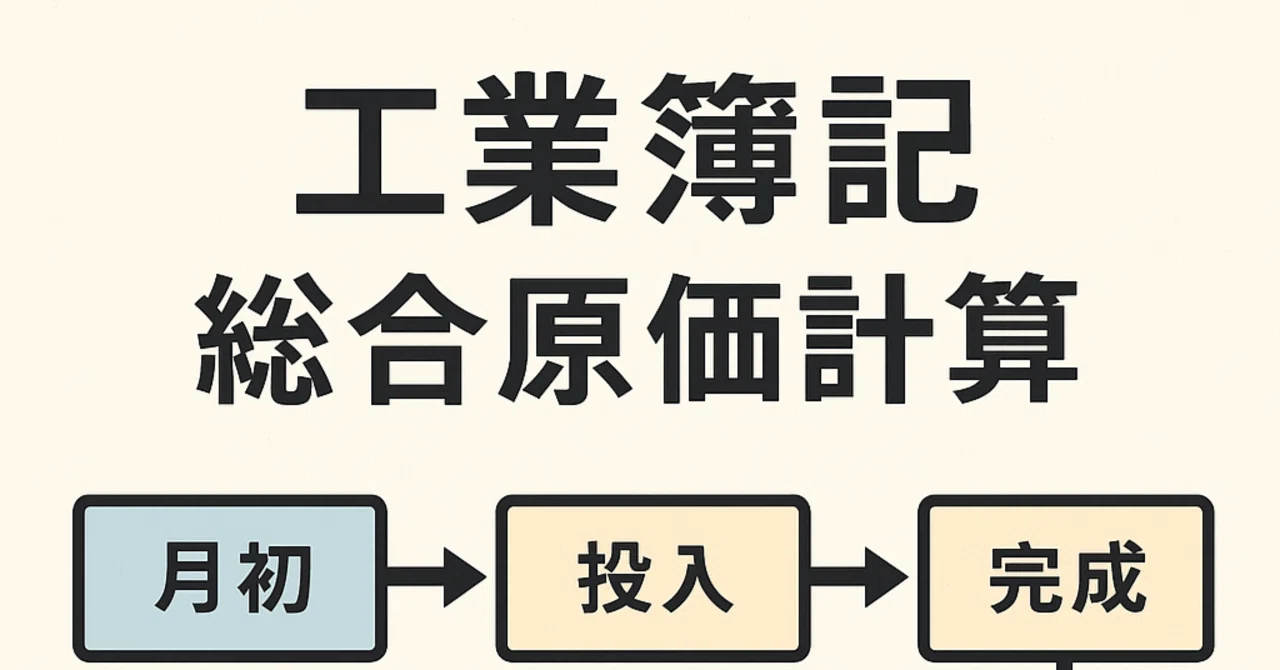 簿記2級 工業簿記 単純総合原価計算と正常仕損の完成品負担(平均法・先入先出法)|Hidekichi