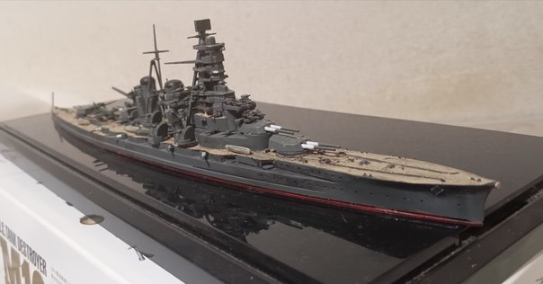 IJN Haruna 1941 日本海軍戦艦 榛名制作記 #1(Fujimi 1/700