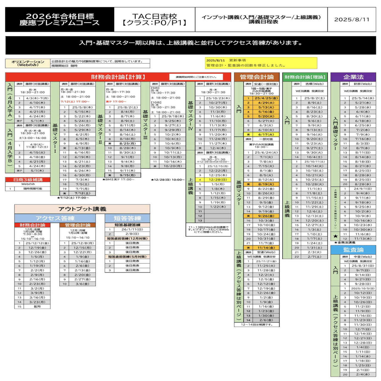 56 26目標短答生 夏から本格的に開始する場合(26目標LINEオープン